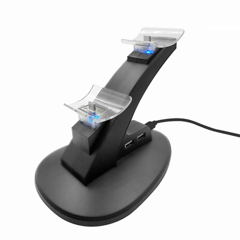 USB Dual Gamepad Charging Station Stand Game Controller Power Supply Charger For Nintendo Switch Pro Controller
