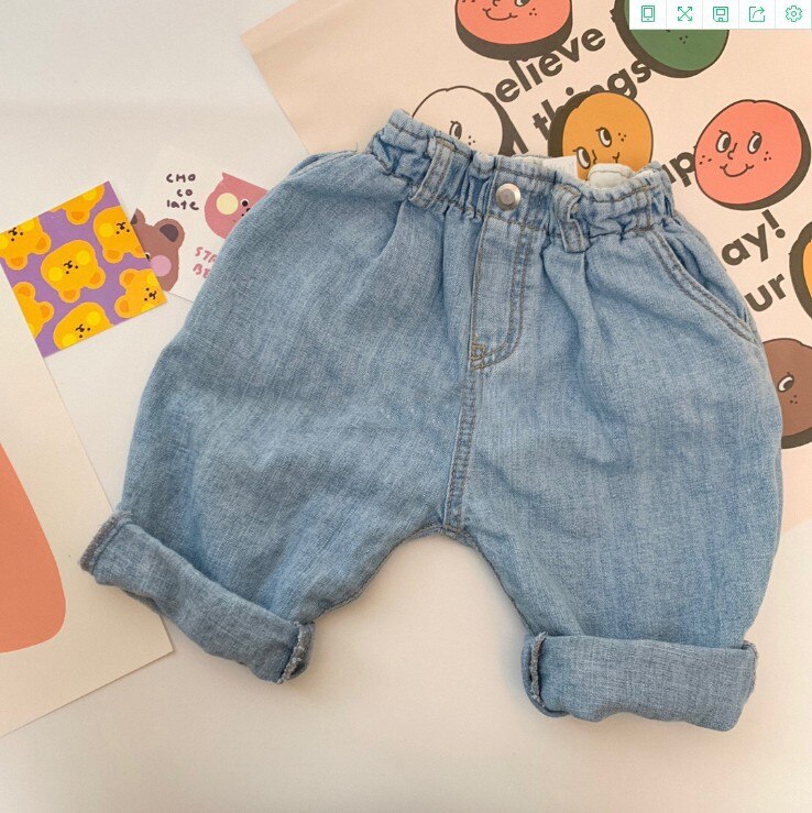 Mädchen Jeans Für freundlicher Frühling Herbst Hosen freundlicher Jeans freundlicher Denim Hosen Baby Jungen Jean Kleinkind Kleidung Kleinkind Weiß: BS Hose1 / 3T