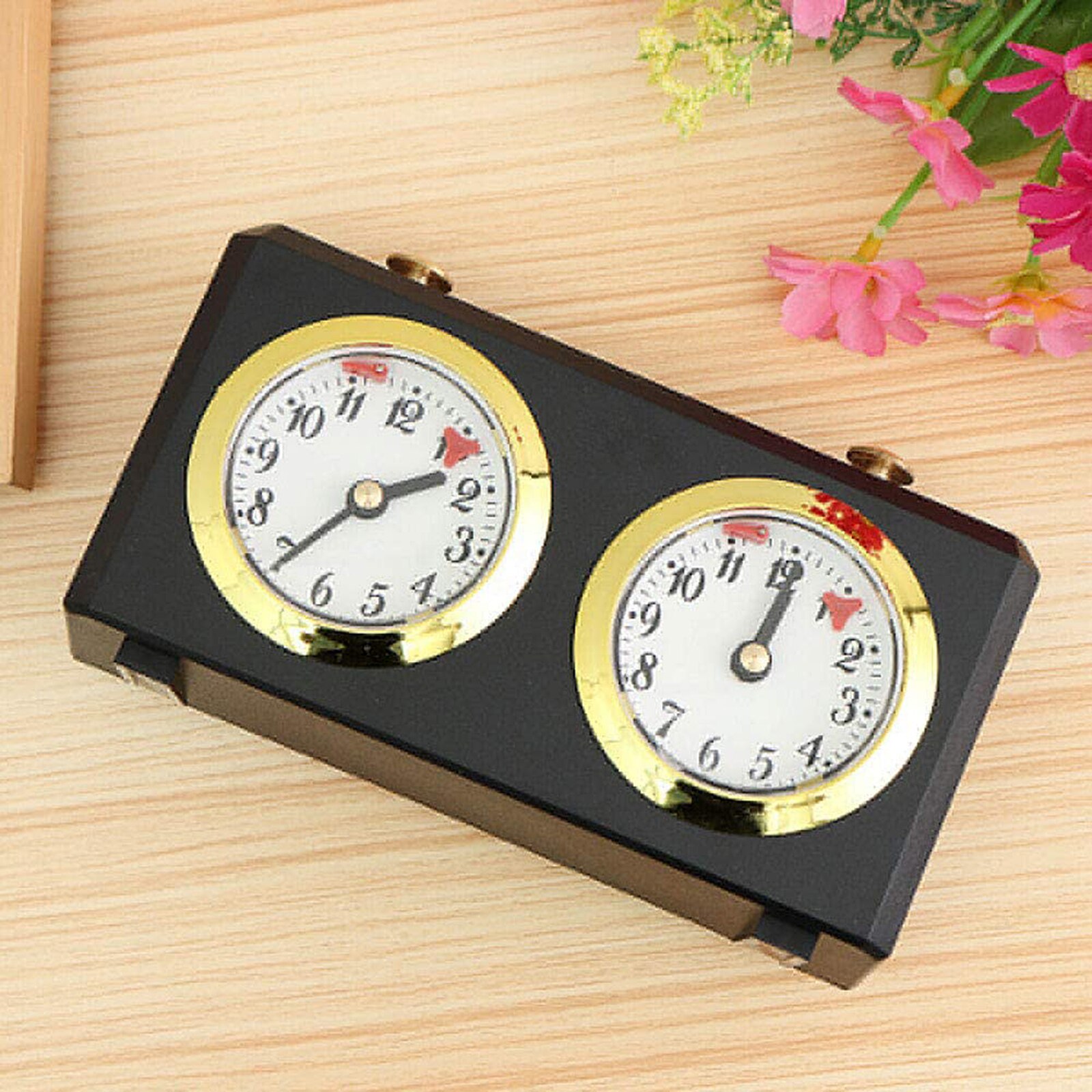 Internationalen Dame Analog Schach Uhr-Mechanische Schach Uhren Garde-Schach Uhr zählen hoch Nieder Spiel Zubehör