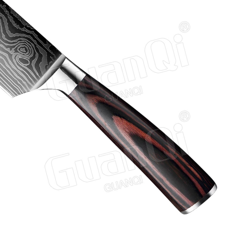 Kitchen Knives Sets Sharpest Damascus Kitchen Chef Knives Santoku Cleaver Paring Steak Slicing Utility Boning Knife