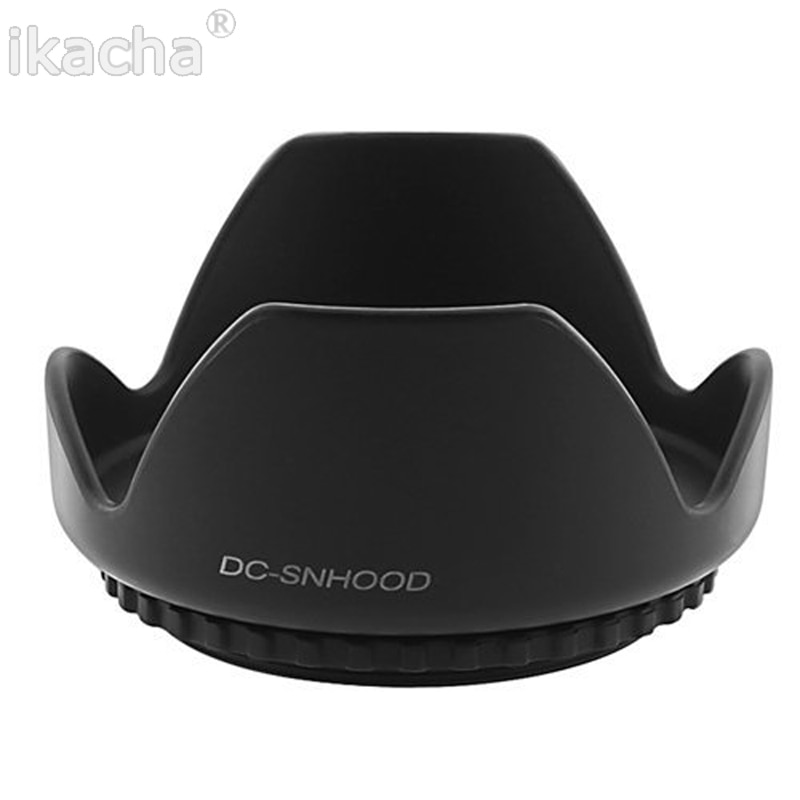49 Mm 52 Mm 55 Mm 58 Mm 62 Mm 67 Mm 72 Mm 77 Mm 82 Mm Zonnekap schroef Mount Bloemvorm Voor Canon Kap Lens Camera
