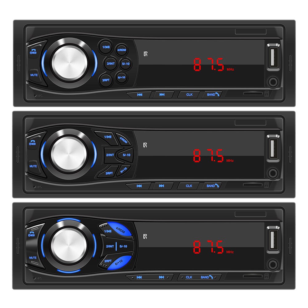 Wireless Bluetooth Car Stereo 12V Car Audio Recorder FM Radio USB/SD/AUX MP3 Player With Remote Control Player Car Electric