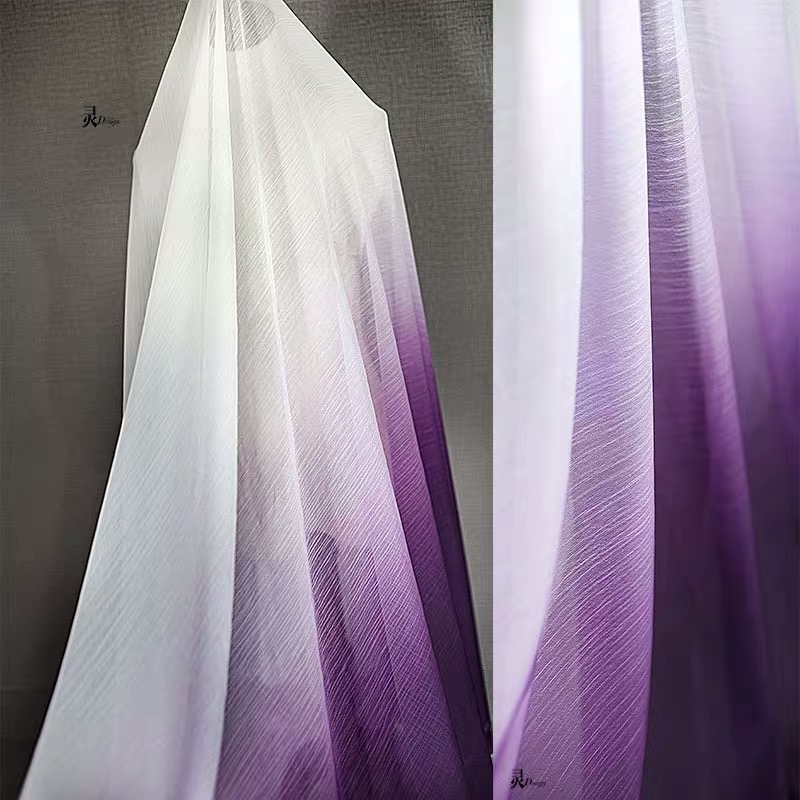 Sifonki kaltevuus kankaat high-end verho hame mekko, georgette kampaaja vaatteet kankaat