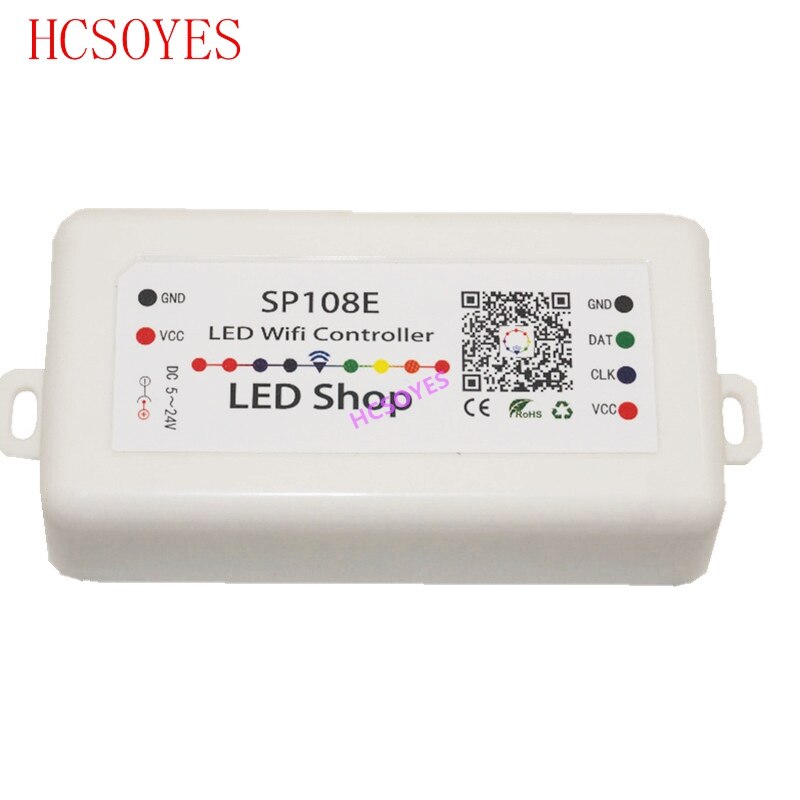 DC5-24V SP105E SP108E Magic Controller Bluetooth 2048 Pixels for WS2811 2812 2801 6803 IC LED Strip Support IOS / Android APP