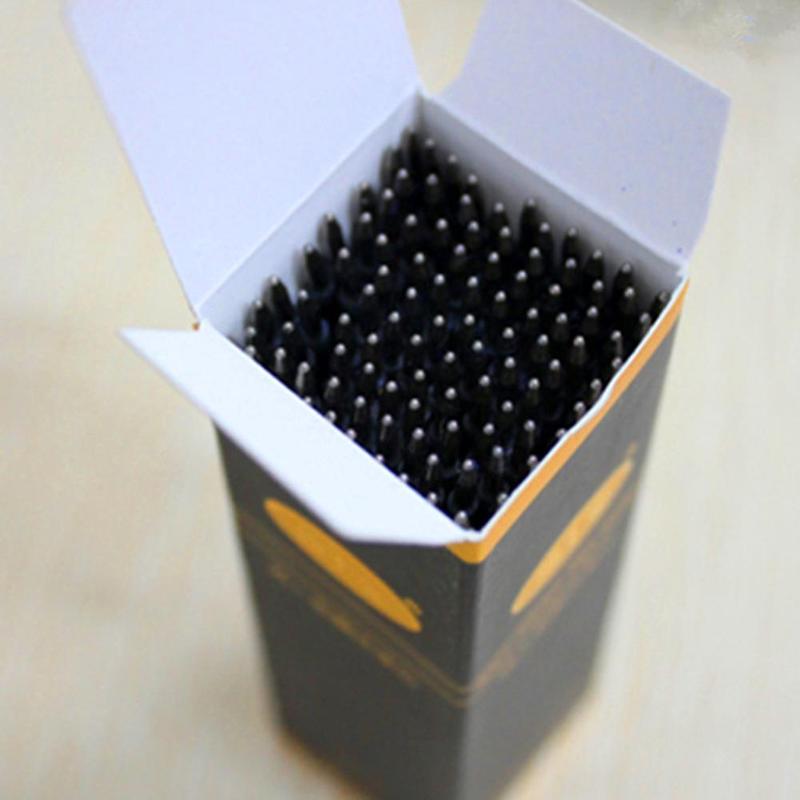 100Pcs 0.7mm Ballpoint Pen Replacement Core Pen Refill Black Replacement Stationery Ink Ballpoint Sign School Pen