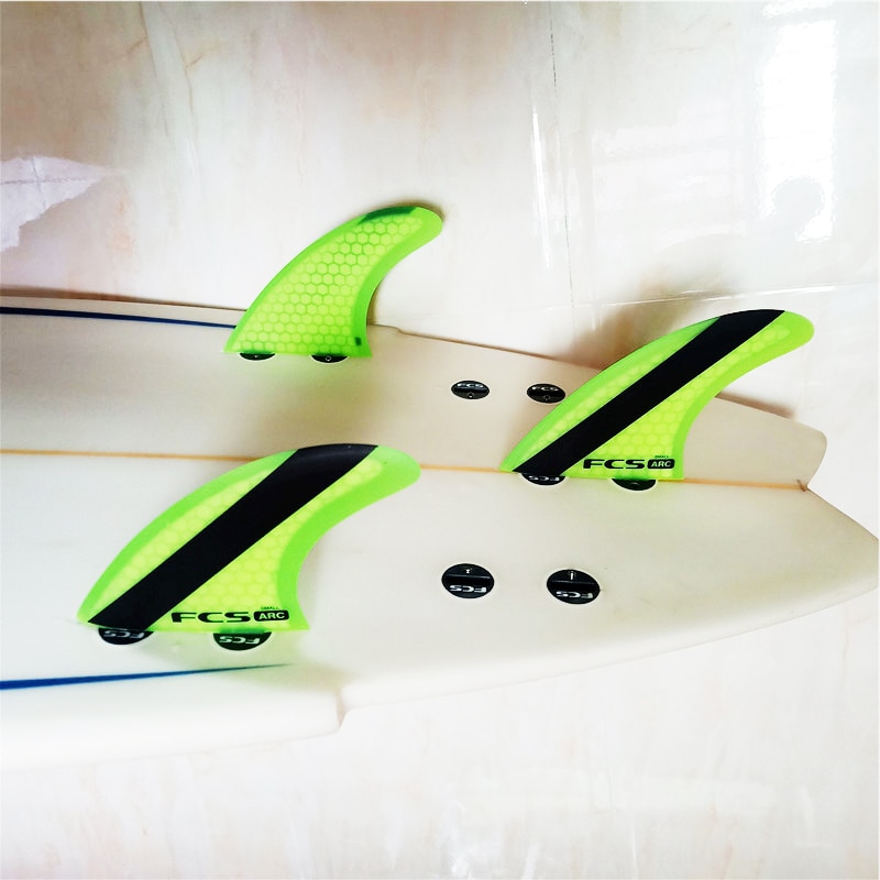 Bilong fcs båge liten surfbräda 3 flänsuppsättningen prestanda kärna fcs fenor surfsurfbräda wakeboard surfbräda fenan