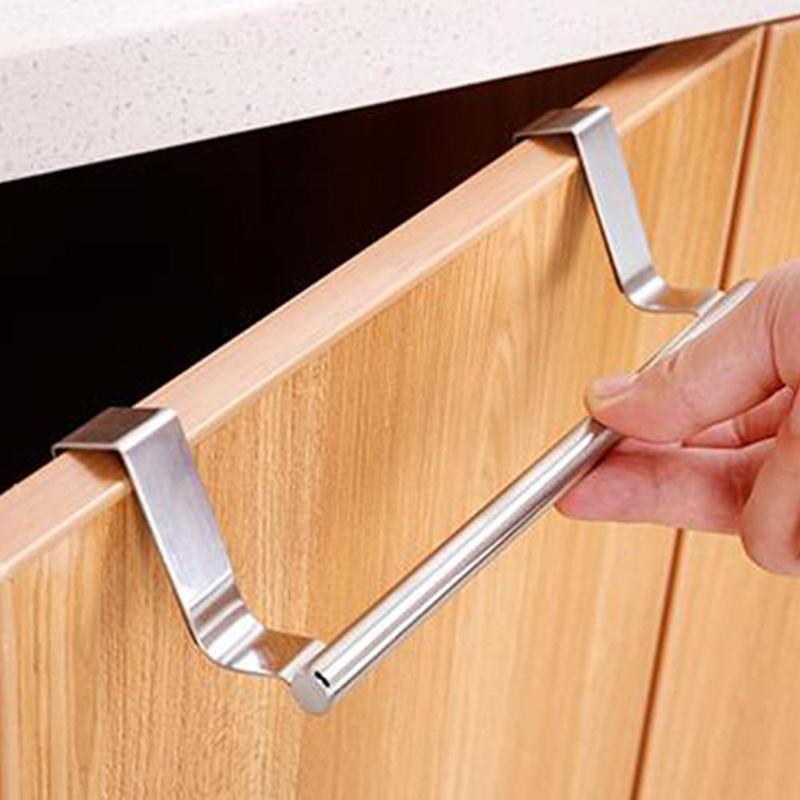 Porte-serviettes mobile en acier inoxydable | Porte-bain en acier inoxydable, porte-serviettes rangement de serviette suspendu à la porte V8B7
