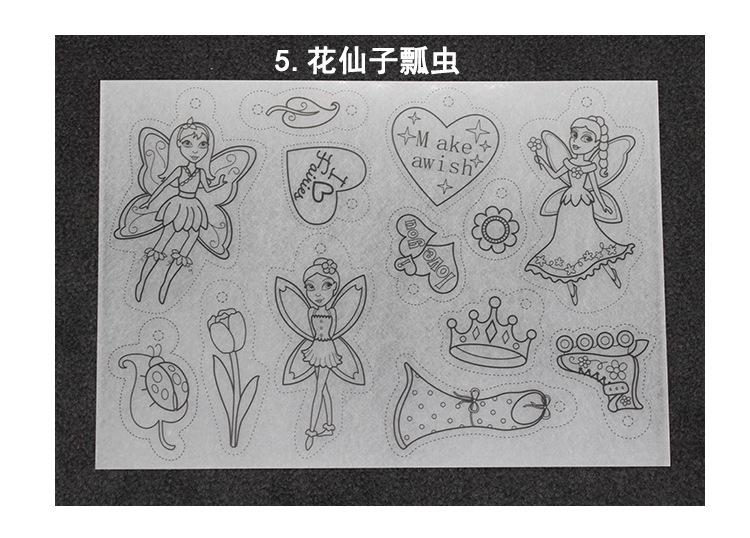 5 teile/los Shrinky Dinks Wärmeschrumpfende Blatt Mit aufbringen Füllung Schrumpfen papier Für DIY Scrapbooking accesssories Dekor: 5