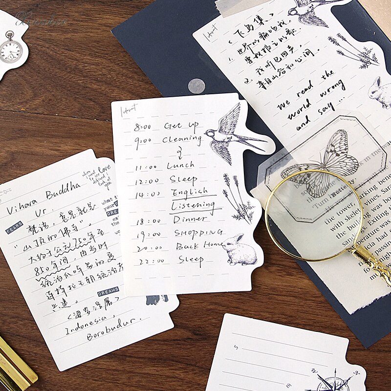 30 Pcs Reizen Letters Materiaal Papier Nota Diy Retro Junk Journal Planner Ambachtelijke Papier Scrapbooking Decoratieve Craft Album