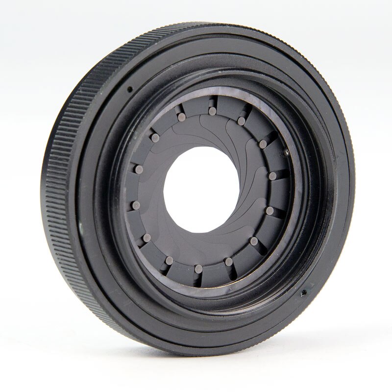 Blænde justerbar 1.5-29 mm iris membran  m42 to m42 kamera linse modul adapter ring