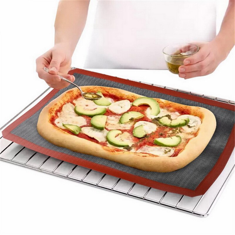 Non-stick Oven Liner Hittebestendige Siliconen Bakken Mat Hoge Temperatuur En Ademend Oven Grillen Netto Oven Mat Bakken mat