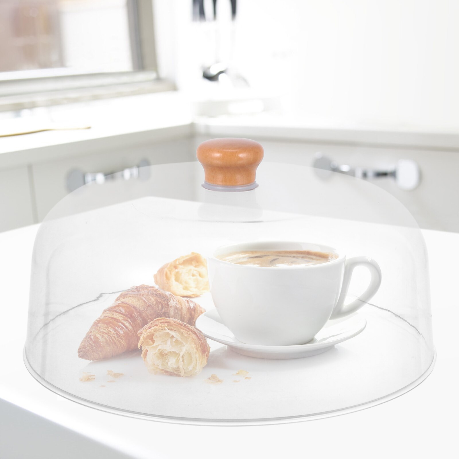 Food Cover Transparent Cake Cover Useful Dust-proof Dome Snack Display Cover
