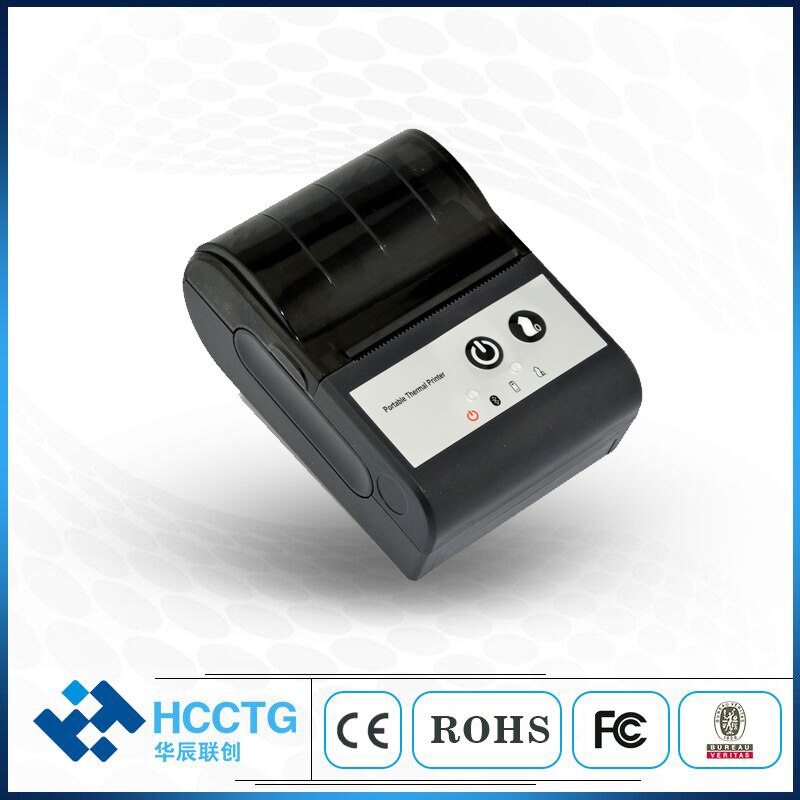 Small 5V 58MM Bluetooth Wireless Invoice Printing Machine Handheld Thermal Ticket Printer HCC-T2P