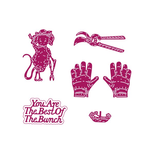 Diy Embossing Template Carnation Crafts Coastal Currents Collection Metal Cutting Dies Scrapbook Diary Decoration: Y2186-Dies