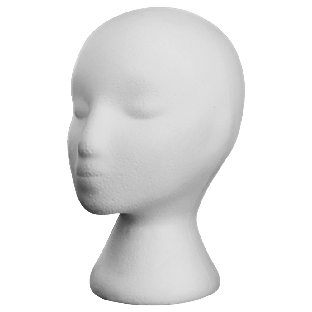 Kosmetiek Hoofd Lichtgewicht Nuttig Mannequin Pruik Hoofd Mannequin Hoofd Voor Make Oefeningen Hoeden Pruiken: White