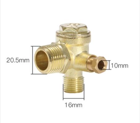 1/8 "3/8" 1/2 "9X10X13X14X16X19X20Mm M/F Draad Air Compressor Fittings Buitendraad Terugslagklep 1/8" Female X 3/8 "Man X 1/2" Mannelijke: green