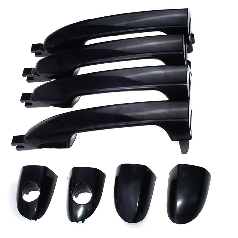 4 Pcs Front Rear Left Right Outside Door Handle for Kia Spectra Spectra5 Cerato 04-09 82650-2F000 83650-2F000