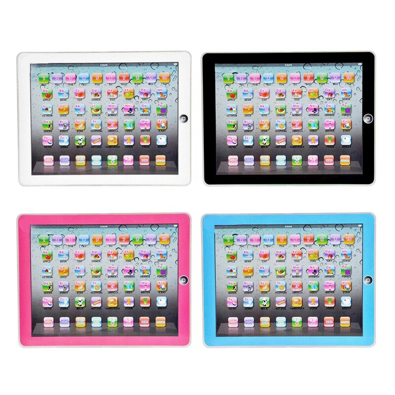 Bebê mesa tablet brinquedos educativos crianças para 1-6 anos criança aprendizagem inglês presente (cor ran)