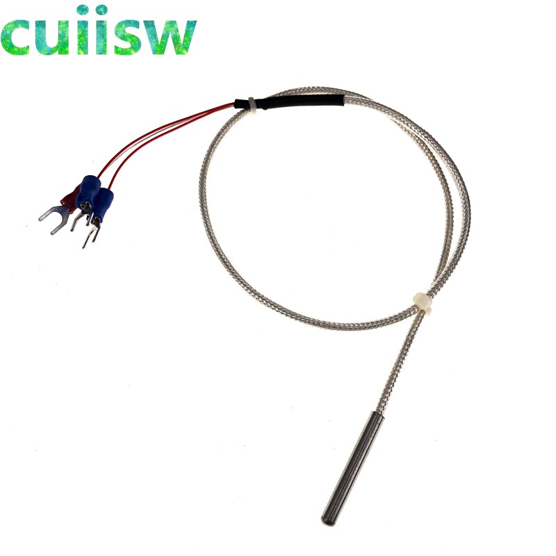 PT100 probe 0.5M RTD Cable Stainless Probe 4*30*500mm 3 Wires Temperature Sensor -50 C to + 400 C