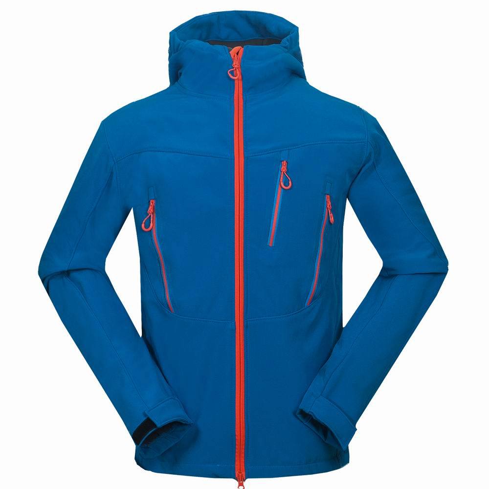 Soft shell jacket men Outdoor windproof waterproof Hiking jacket thermal fleece Lined Softshell coat Mountaineering clothes