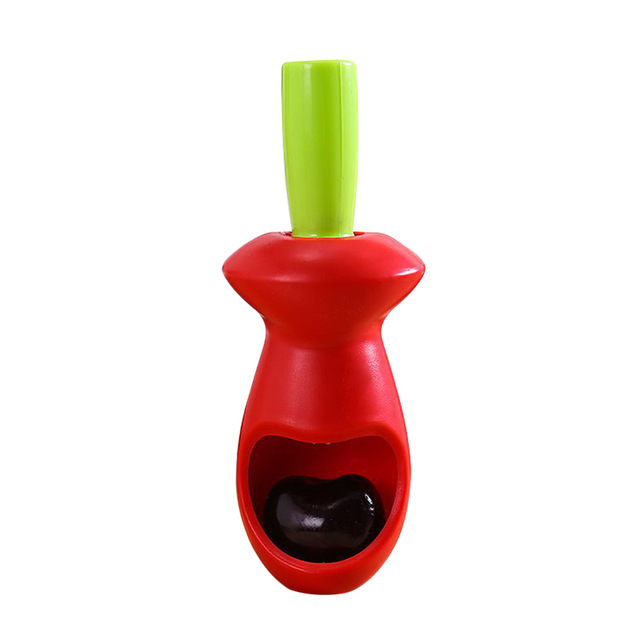 Máquina Manual para quitar el núcleo de la cereza, base de olivo para la cocina, utensilio para quitar semillas: Default Title