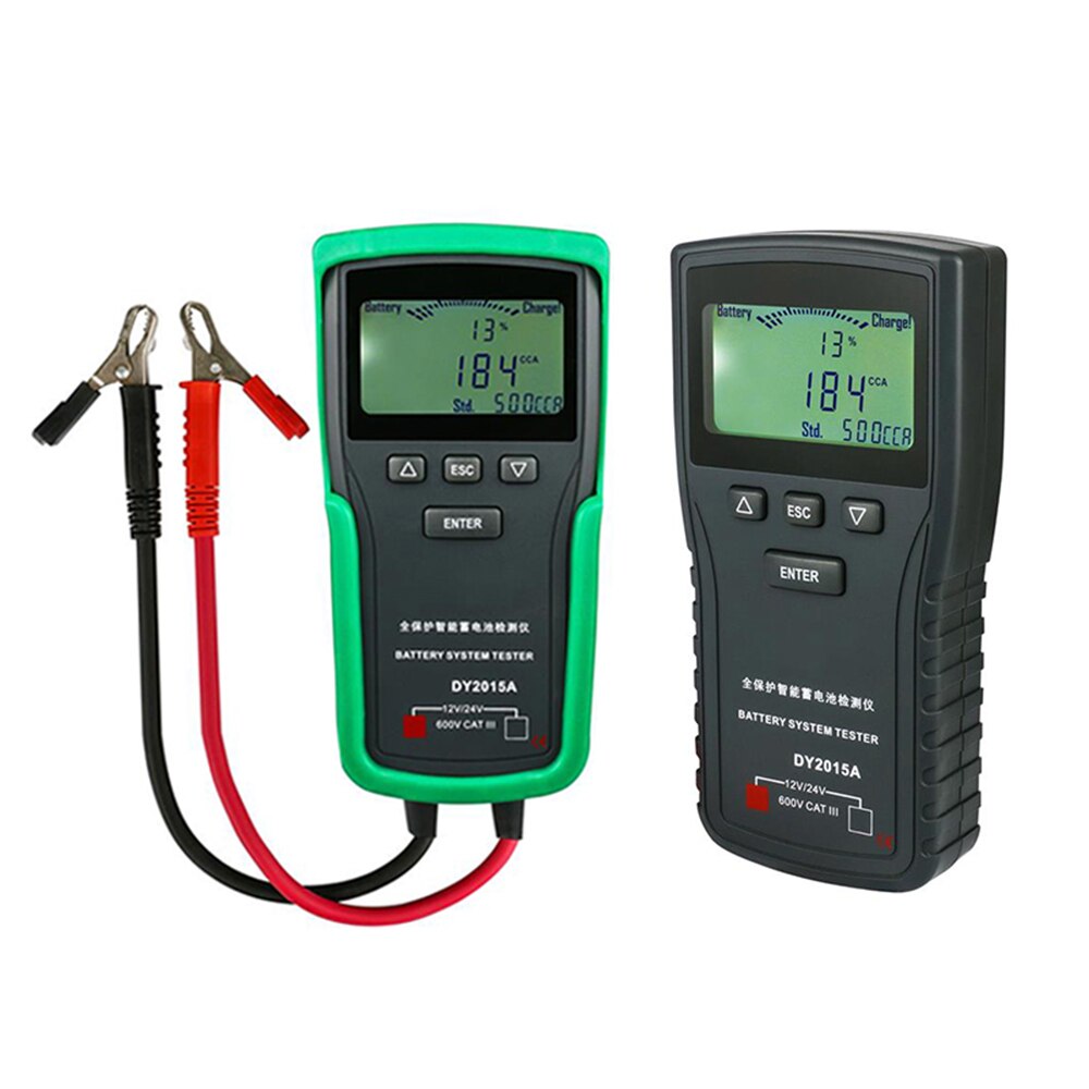 Car Battery Tester Analyzer Lead Acid CCA Load Battery Charge Test Digital Automotive Battery Capacity Tester Diagnostic Tool