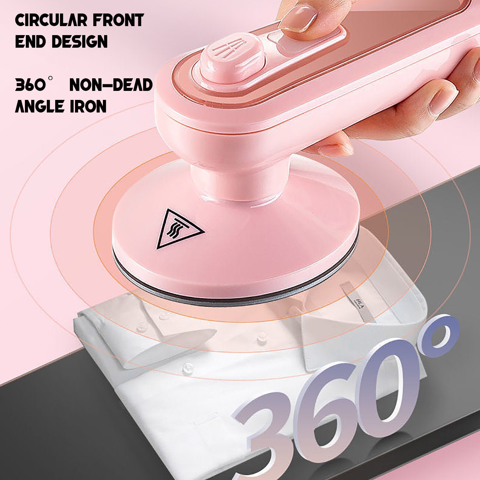 Plancha eléctrica de mano con enchufe americano y europeo, plancha a vapor eléctrica portátil, suministros de costura para ropa del hogar, máquina de planchado en seco #4