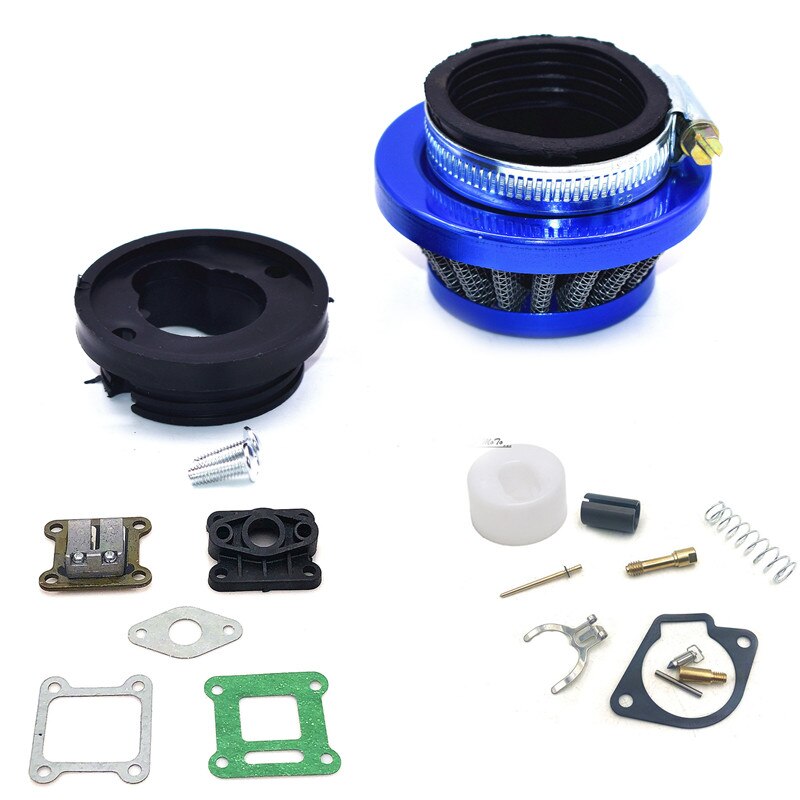 Air Filter 2 stroke for Pocket Bike 47cc 49cc engine carb carburetor Mini Quad ATV Dirt Bike MiniMoto Go Kart Buggy: P