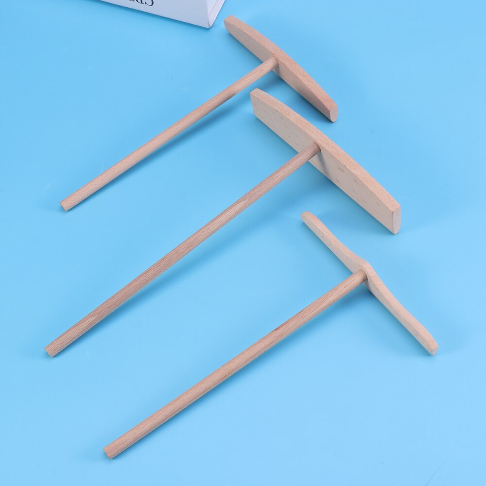 9pcs/Set Pancake Cooking Utensils Wooden Crepe Spreader and Spatula Non-stick Tortilla Rake Batter Spreading Tools