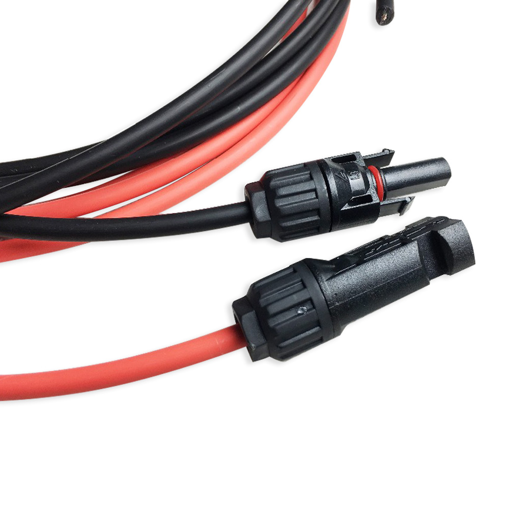 XINPUGUANG 3M pv red black dual connect extension solar cable 12V solar panel cel system module DIY kits RV Marine campering