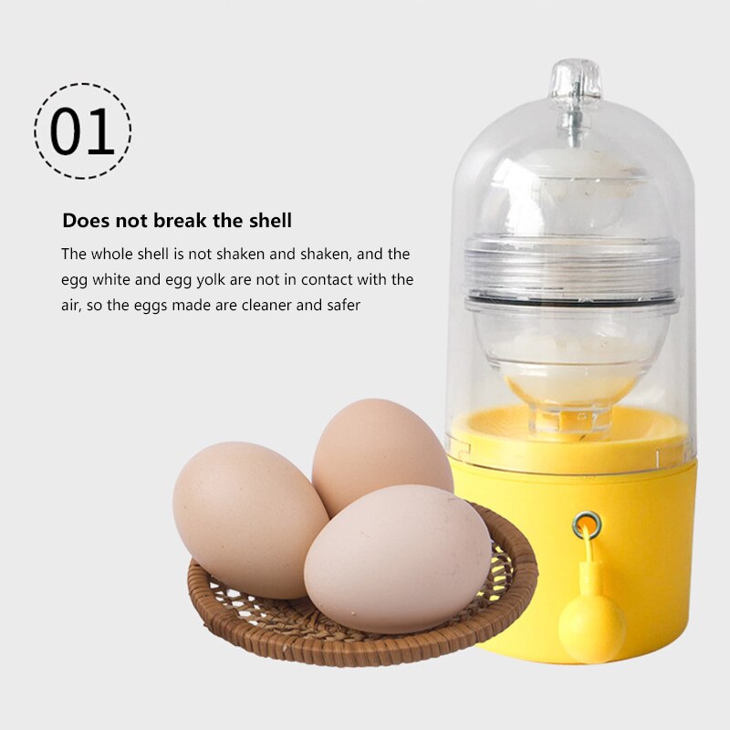 Throw Egg Tools Scrambler Golden Egg Shaker Mixer Scramble Eggs Whisk Inside The Shell Manual Kitchen Cooking Tool