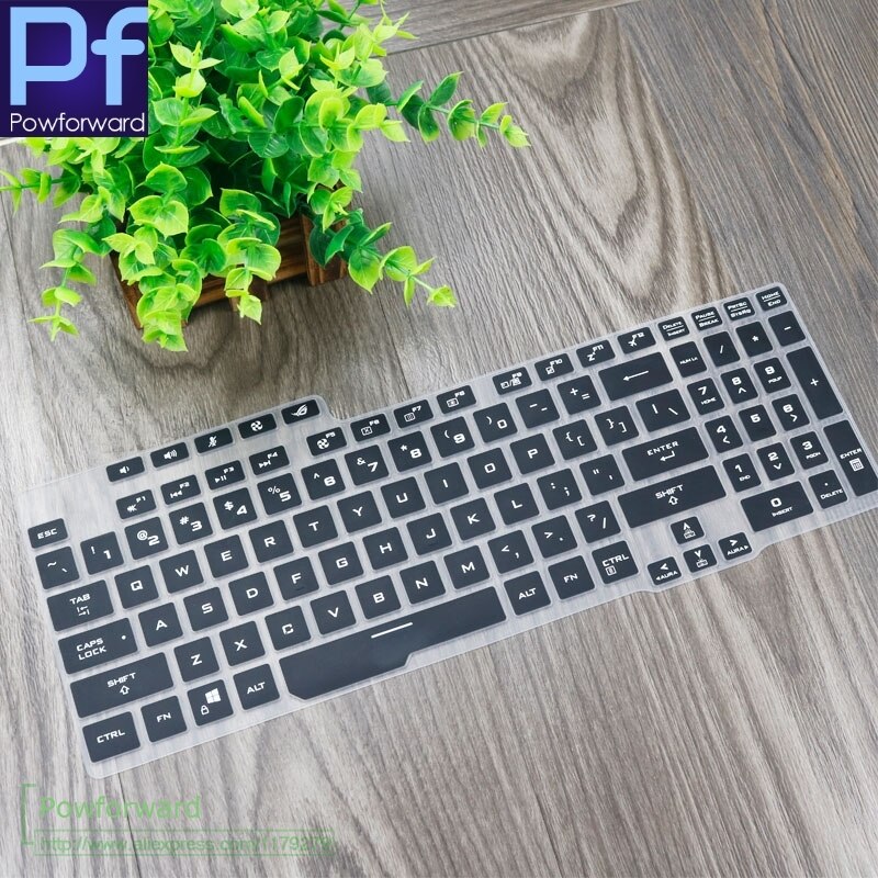 For ASUS ROG STRIX G17 G712 G712LU G712LV G712L G712LW G712 LU LW LV 17.3 inch Silicone Keyboard Cover Protector Laptop: black