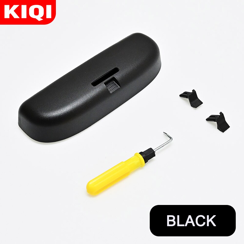 KIQI Accessories for VW Golf 8 MK8 Golf8 - Car Glasses Holder Driving Sunglasses Case Storage Box Replace Grab Handle