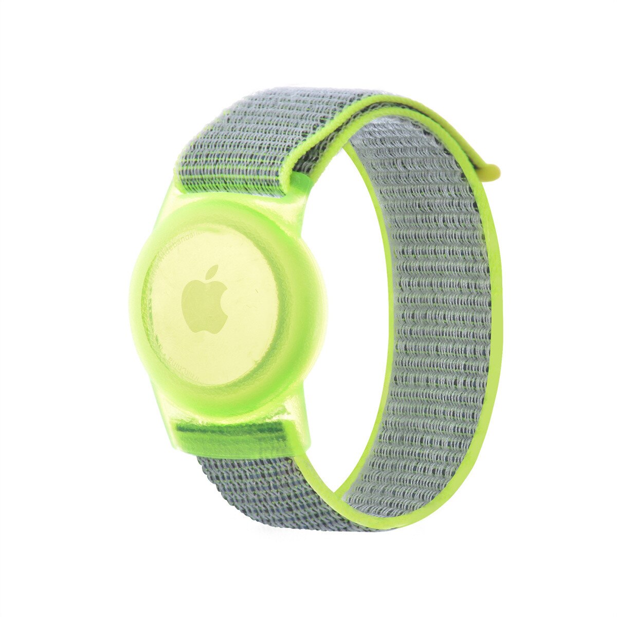 Kids Polsband Voor Apple Airtags Lichtgewicht Houder Anti Scratch Armband Voor Verstelbare Polsband Compatibel Met Apple Airtag: Bright Yellow / 22CM