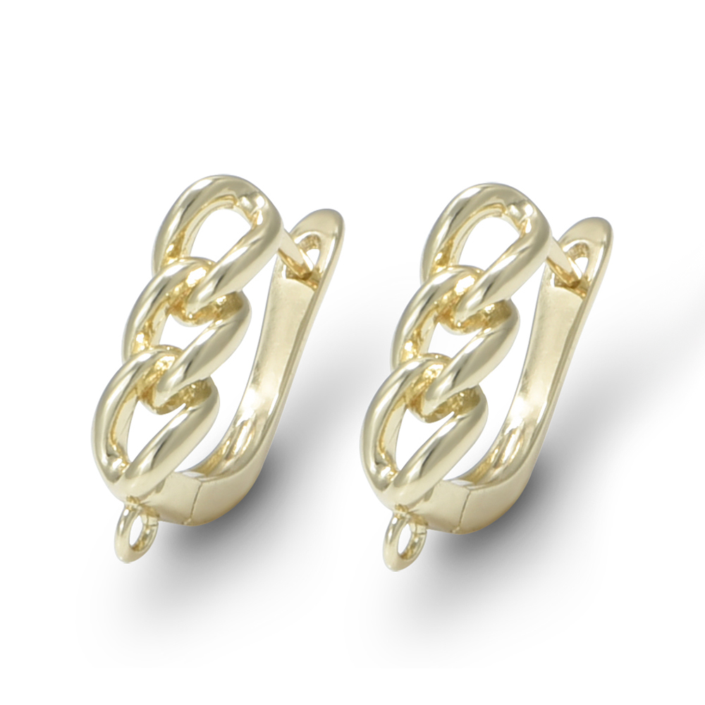 DIY Basic Schwenzy Material 14k Gold /Sliver Color Fasteners Earwire Earring Hooks Accessories For Woman Earrings Making: army green