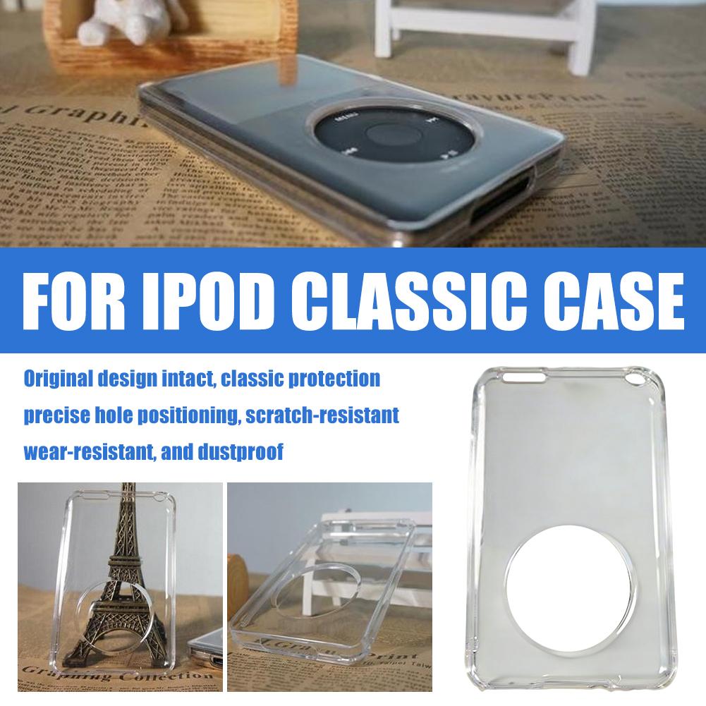 Capa Protetora Transparente Rígida de PC para iPod Classic - Nova Capa Protetora de Cristal