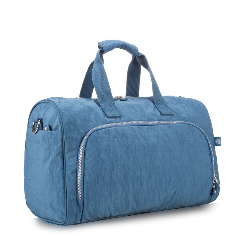 TEGAOTE herren Wasserdichte Reisetasche Große Kapazität Reise Tasche Frauen Nylon Gepäck Reise Duffle Handtaschen unisex: hell Blau