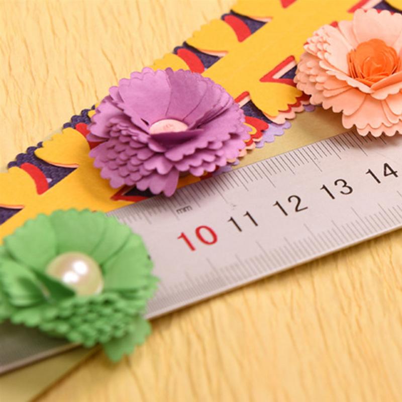 Tiras para arte DIY de flores, pétalos de papel para filigrana, 60 uds.