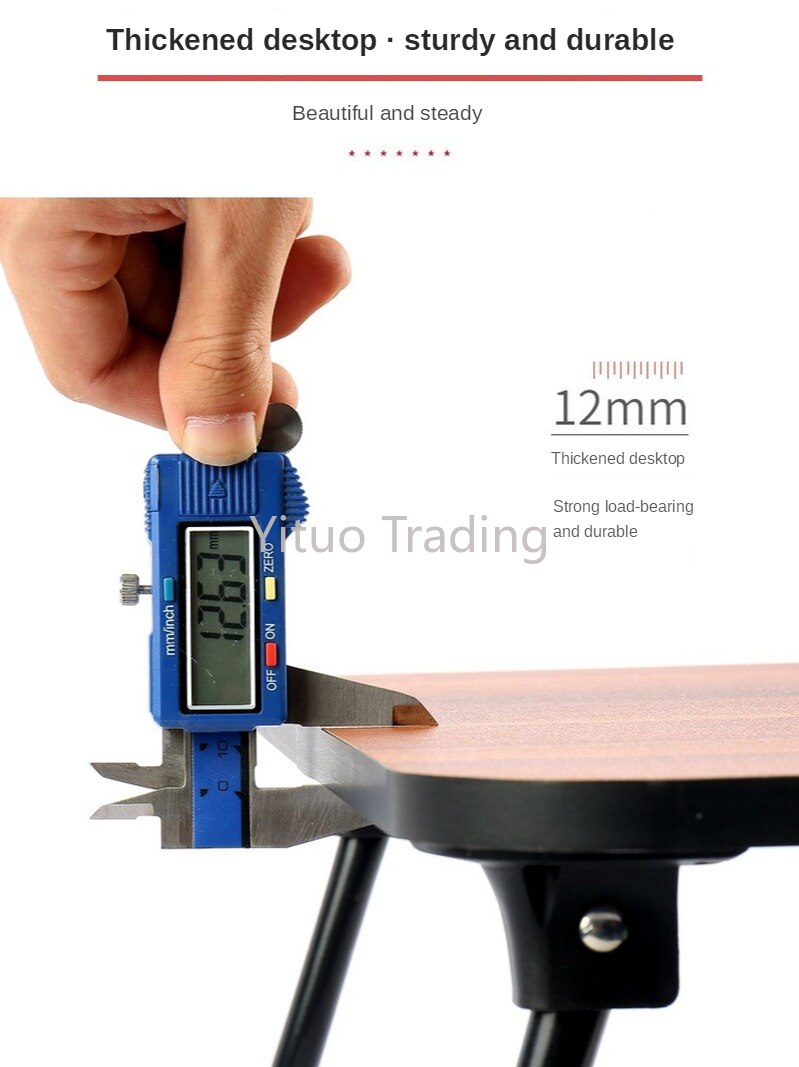 MDF Table, Fiberboard Small Dormitory Computer Bed Desk, Artificial Board Student Folding Small Table, Bedroom Seating