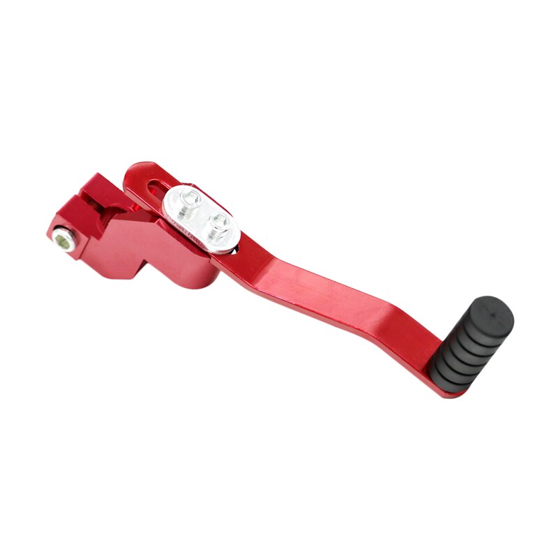 MoFlyeer Motorcycle CNC Folding Aluminum Gear Shift Lever Off Road ATV Dirt Bike Motorbike Gear Change Levers Refit Accessories: Red