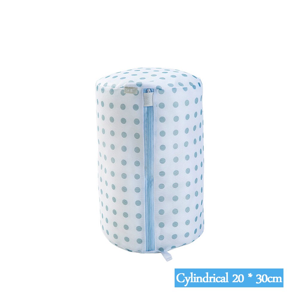 Home Polyester Mesh Laundry Bag Polyester Washing Net Bag For Underwear Sock Washing Machine Pouch Clothes Bra Bags: 182-E-1