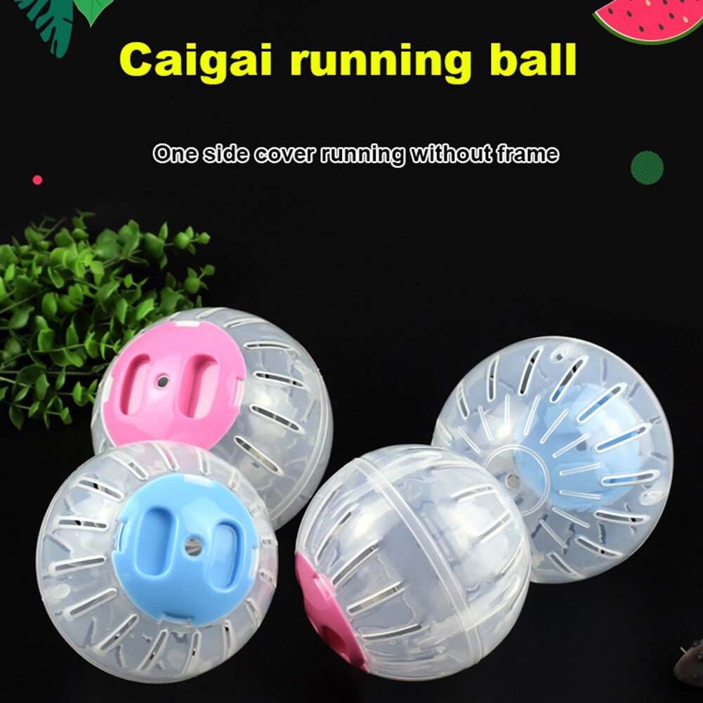 Boule en plastique de 10/12 cm pour l'extérieur, petit animal de compagnie, souris, rongeur, Jogging, jouet amusant, Hamster, Rat