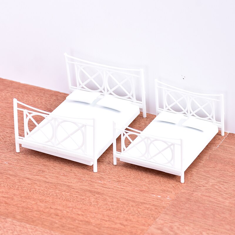 2pcs 1/20 1/25 1/30 scale Dollhouse Letto Modello Mini Mobili In Miniatura FAI DA TE Sabbia Modello Da Tavolo Materiale da costruzione