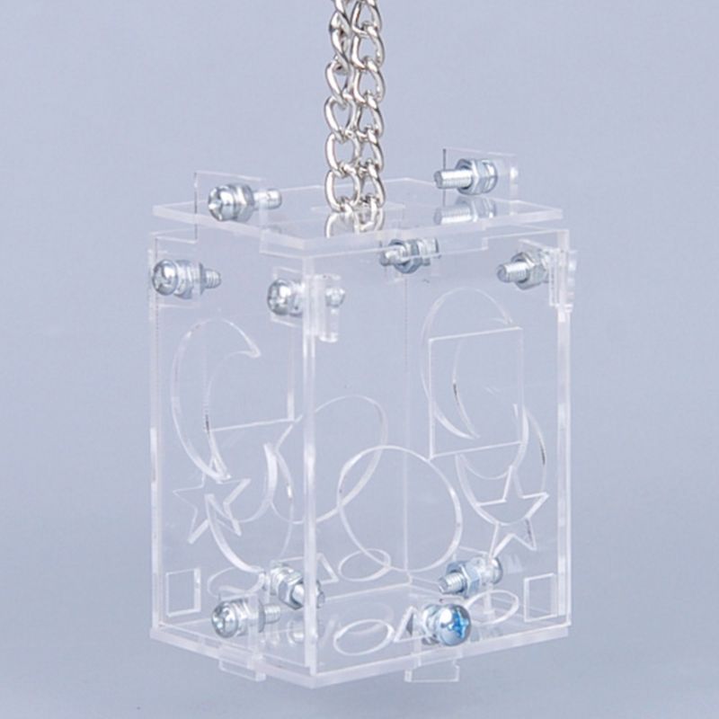 Diy Montage Papegaai Intelligentie Feeder Vogel Zaad Voedsel Foerageren Speelgoed Acryl Box