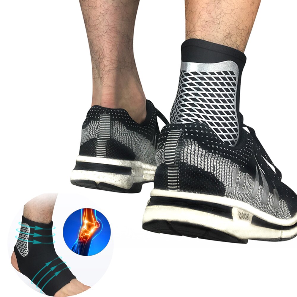 Tobillera de , calcetines de tobillo para deportes, equipo elástico de alta protección, equipo de seguridad para correr, fútbol, Fitness, gimnasio, 1 ud.