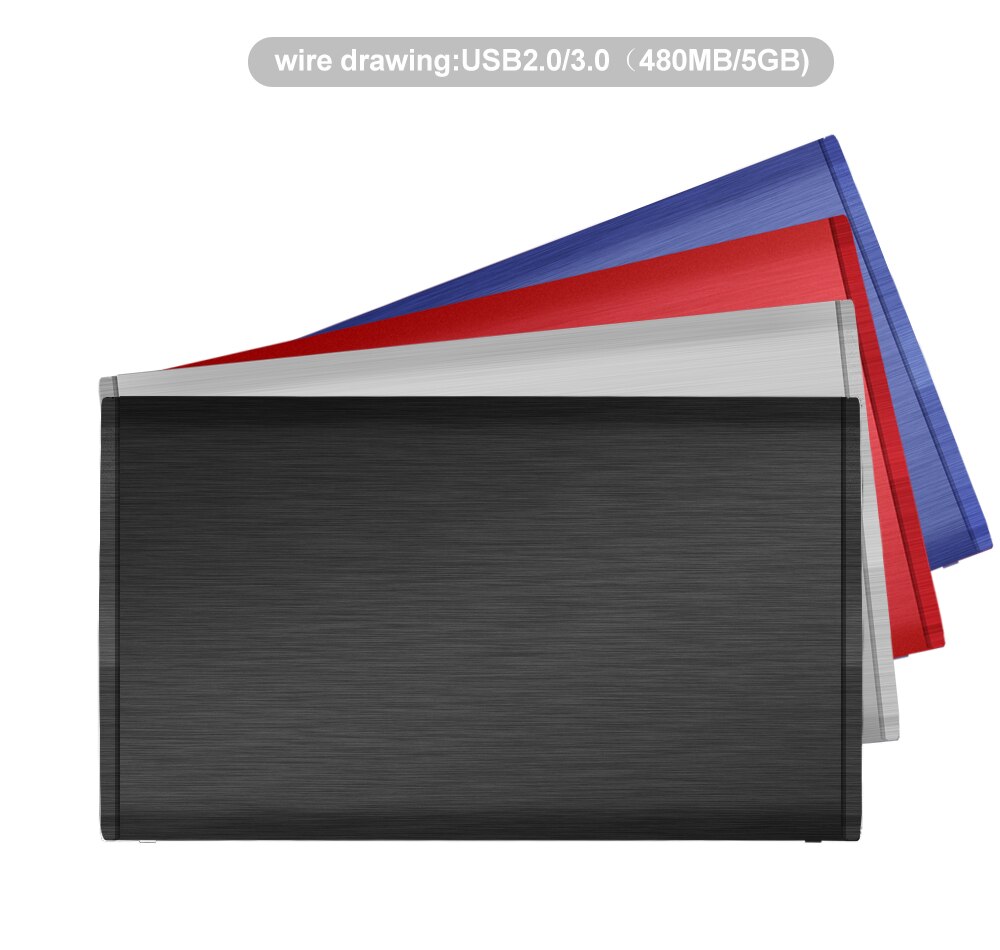 TISHRIC Aluminum 5Gbps HDD Case USB 3 Adapter For SSD External Hard Disk Drive HDD Box/Enclosure Pocket 2.5 HD Optibay