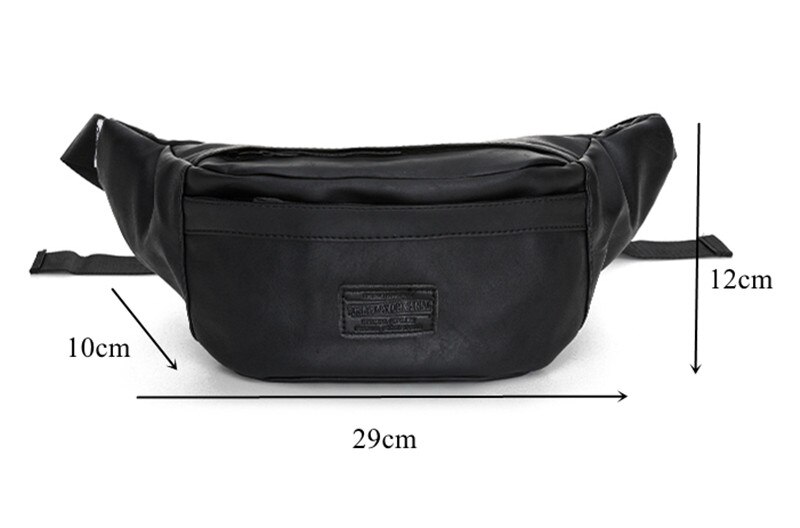 Man Casual Taille Tas Mode Pu Borst Pakken Outdoor Crossbody Tas Unisex Fanny Zak Zomer Travel Bum Bag