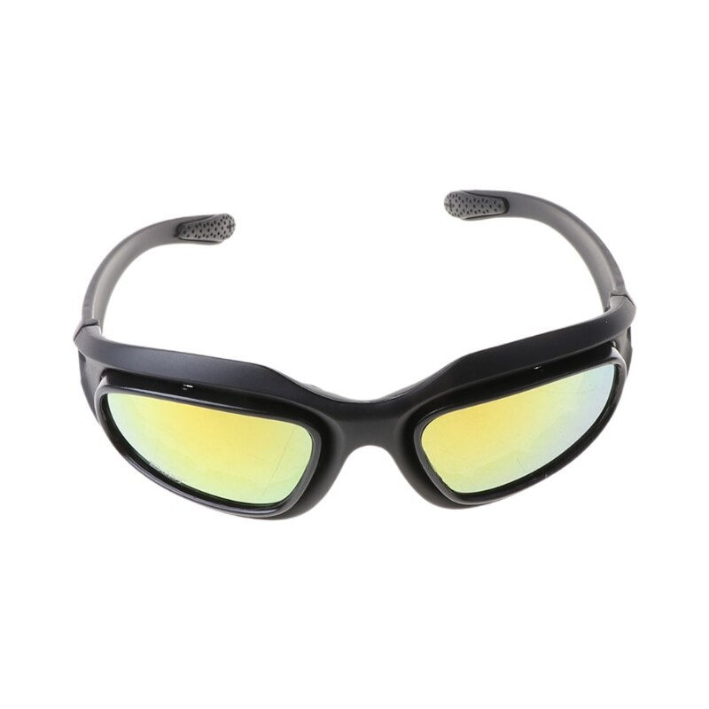Polarized Motorcycle Lens Sun Glasses Protective Goggles Sports Wrap Riding Running Cycling Biker Windproof