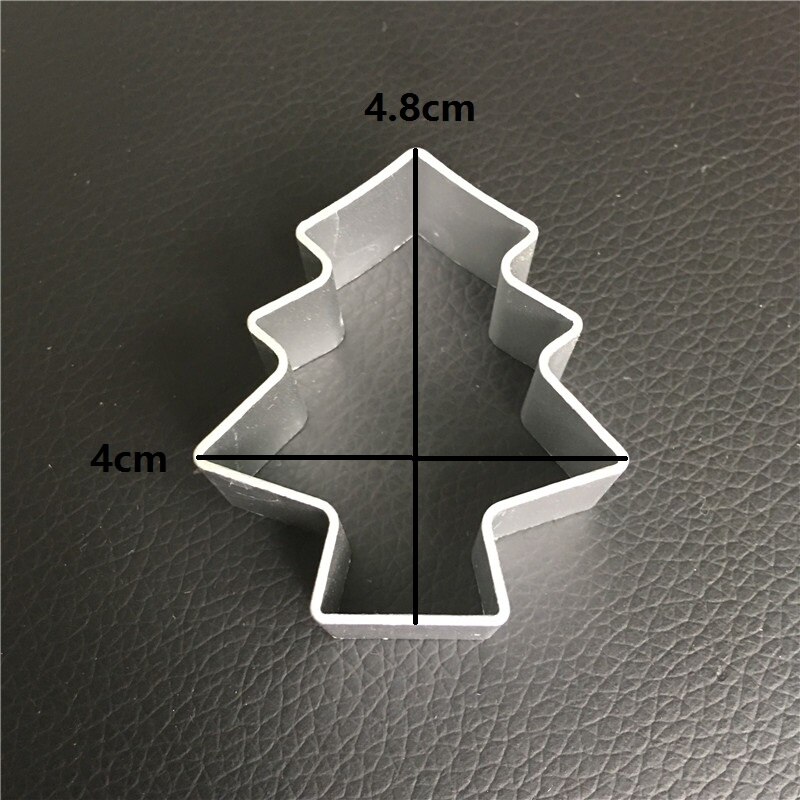 1pc olika kakformar av metall kakskärare i aluminiumlegering kexform för kakor: 61