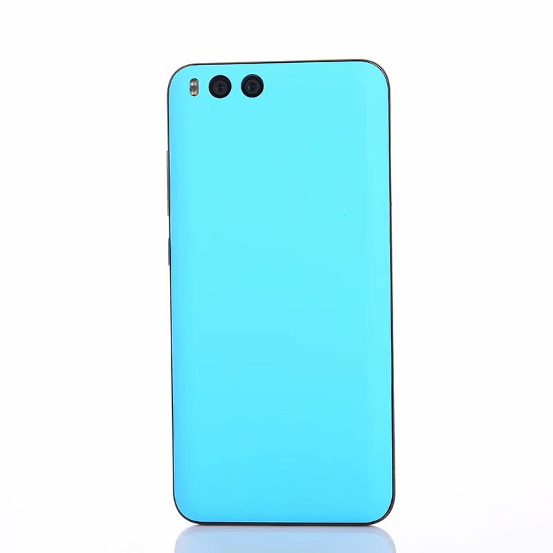 Funda de plástico mate para Xiaomi Mi 6, carcasa trasera para teléfono Mi6 Xiaomi6 pegamento para pegar: Azul